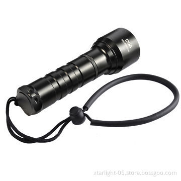 Diving flashlight with Cree LED & Max. 820 Lumen